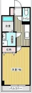 フォンテーヌST【7階】の間取り