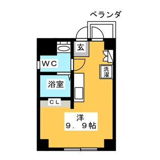 Riviere Maison 水天宮前【3階】の間取り