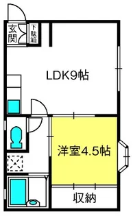 シランス【1階】の間取り