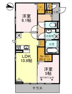 グランディール【2階】の間取り