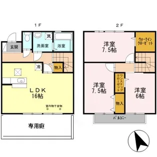 エスペランサ23【1階】の間取り