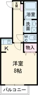 モンピエス【2階】の間取り