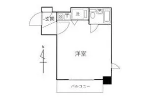 プラティーク両国【6階】の間取り
