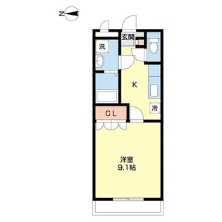 アルタ・ヴィラ【4階】の間取り
