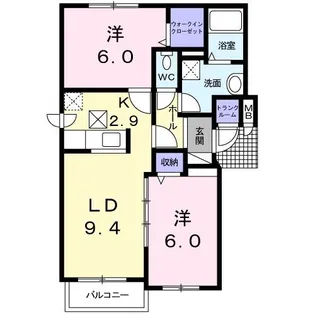 グルービー【1階】の間取り