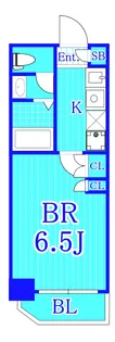 エルニシア横浜蒔田【7階】の間取り