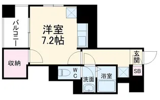 スカイグランデ市川【5階】の間取り