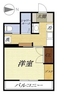 ベルメゾン浜松【2階】の間取り
