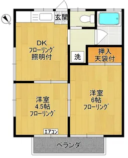 ミキハイツ【2階】の間取り