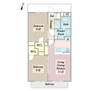 Villa Montagne【2階】の間取り