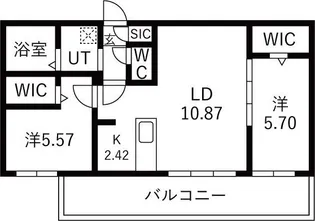 Elite Base HOPE II【5階】の間取り