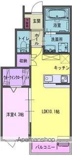 MIRAI【1階】の間取り