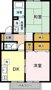 ルミエール福原 II【2階】の間取り