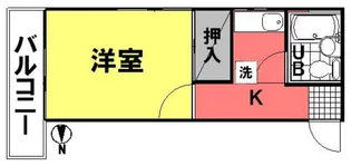 山口ビル【2階】の間取り