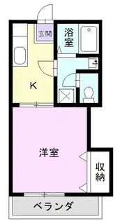 ヴィラージュ寿【2階】の間取り