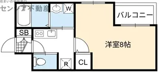 京橋フォーシーズンズ【4階】の間取り