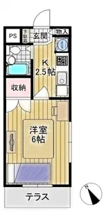 パークビュー弐番館【1階】の間取り