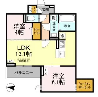 ソレイユ・イースト【3階】の間取り