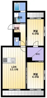 インテグラC【5階】の間取り