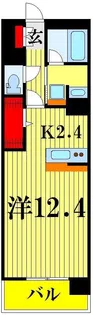 ロイヤルパークスリバーサイド【3階】の間取り