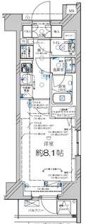 ディアレイシャス武蔵関【9階】の間取り