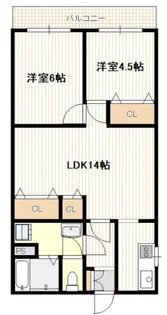 b-residence 温品【3階】の間取り