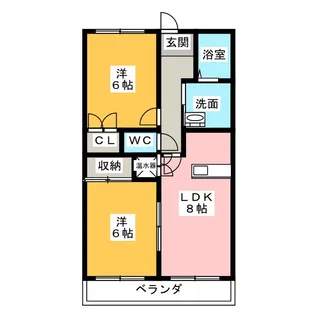 パストラル・アイ【2階】の間取り