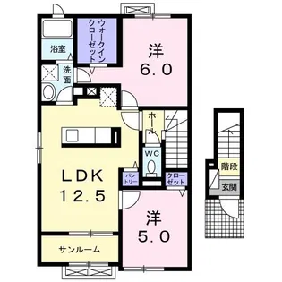 アウローラIV【2階】の間取り