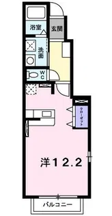カーサノーヴァ【1階】の間取り