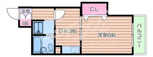 エルプラド京橋8号棟【1階】の間取り