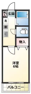エステート国領【1階】の間取り