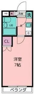 フラットベルワン【3階】の間取り