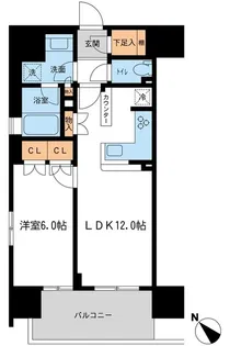 BLESS宮崎台【4階】の間取り