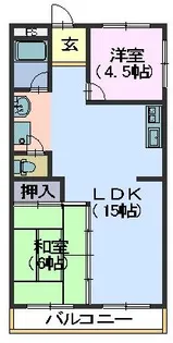 島田プラザ【2階】の間取り