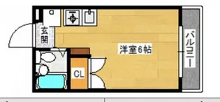 パラドール三筋【4階】の間取り