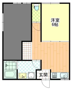 長崎県長崎市水の浦町【アパート】の間取り