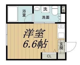 千葉県千葉市中央区都町6【アパート】の間取り