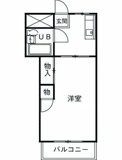 富佳ハイツ【2階】の間取り