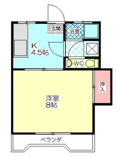 1Kの間取り画像