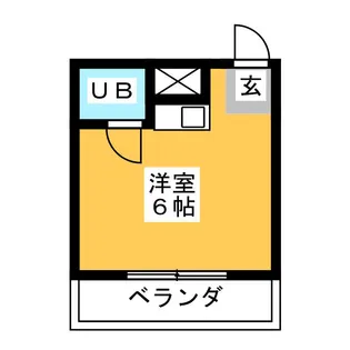ヴァンベール原【4階】の間取り
