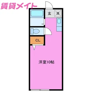 メゾンアミアミ【1階】の間取り