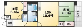 リアライズ東山【2階】の間取り