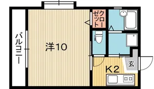 高知県高知市小津町【マンション】の間取り
