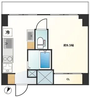 シティハイツ新小岩【9階】の間取り
