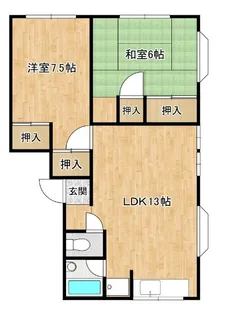 吉岡ビル【4階】の間取り
