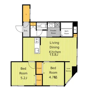 メゾンアミィ【2階】の間取り
