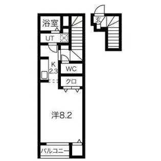 St.Helens(セントヘレンズ)【2階】の間取り