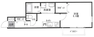 モアナレジデンス稲毛【3階】の間取り