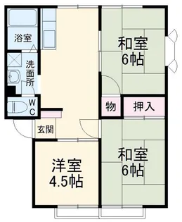レイクサイド三井【1階】の間取り