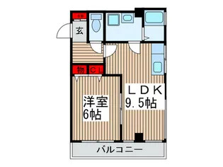 サンセット90【4階】の間取り